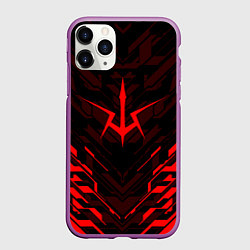 Чехол iPhone 11 Pro матовый КОД ГИАС CODE GEASS, цвет: 3D-фиолетовый