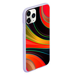 Чехол iPhone 11 Pro матовый Палитра, цвет: 3D-светло-сиреневый — фото 2