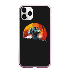 Чехол iPhone 11 Pro матовый Pacific Rim, цвет: 3D-розовый