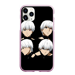 Чехол iPhone 11 Pro матовый TOKYO GHOUL, цвет: 3D-розовый