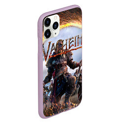 Чехол iPhone 11 Pro матовый Valheim, цвет: 3D-сиреневый — фото 2