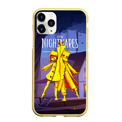 Чехол iPhone 11 Pro матовый Little Nightmares 2, цвет: 3D-желтый