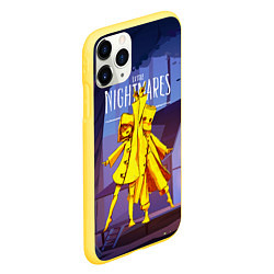 Чехол iPhone 11 Pro матовый Little Nightmares 2, цвет: 3D-желтый — фото 2