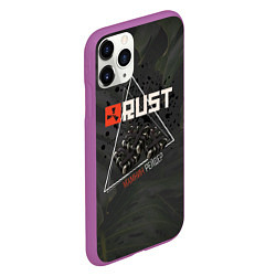 Чехол iPhone 11 Pro матовый Rust Мамкин Рейдер Раст, цвет: 3D-фиолетовый — фото 2