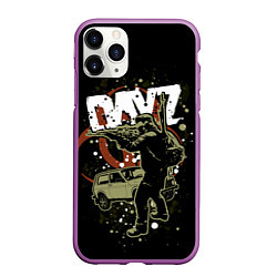 Чехол iPhone 11 Pro матовый DayZ, цвет: 3D-фиолетовый