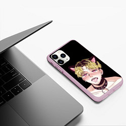 Чехол iPhone 11 Pro матовый АхегаоAhegao О Чан У, цвет: 3D-розовый — фото 2