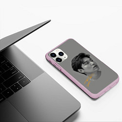 Чехол iPhone 11 Pro матовый Ли Мин Хо Lee Min Ho, цвет: 3D-розовый — фото 2