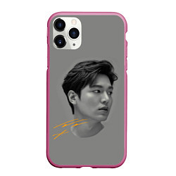 Чехол iPhone 11 Pro матовый Ли Мин Хо Lee Min Ho, цвет: 3D-малиновый