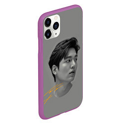 Чехол iPhone 11 Pro матовый Ли Мин Хо Lee Min Ho, цвет: 3D-фиолетовый — фото 2