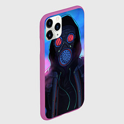 Чехол iPhone 11 Pro матовый Сталкер, цвет: 3D-фиолетовый — фото 2
