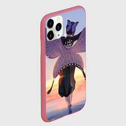 Чехол iPhone 11 Pro матовый КЛИНОК РАССЕКАЮЩИЙ ДЕМОНОВ, цвет: 3D-малиновый — фото 2