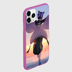 Чехол iPhone 11 Pro матовый КЛИНОК РАССЕКАЮЩИЙ ДЕМОНОВ, цвет: 3D-фиолетовый — фото 2