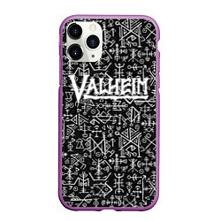 Чехол iPhone 11 Pro матовый Valheim, цвет: 3D-фиолетовый