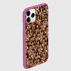 Чехол iPhone 11 Pro матовый Gachimuchi Van Darkholme, цвет: 3D-фиолетовый — фото 2