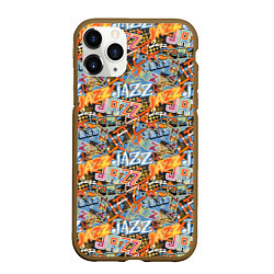 Чехол iPhone 11 Pro матовый Jazz, цвет: 3D-коричневый