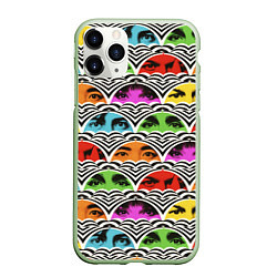 Чехол iPhone 11 Pro матовый АКАДЕМИЯ АМБРЕЛЛА, цвет: 3D-салатовый