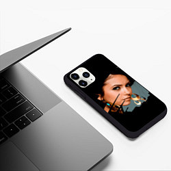 Чехол iPhone 11 Pro матовый Дневники вампира, цвет: 3D-черный — фото 2