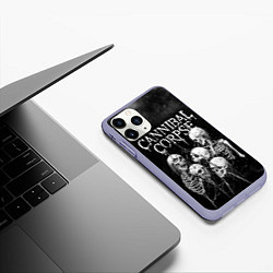 Чехол iPhone 11 Pro матовый Cannibal Corpse, цвет: 3D-светло-сиреневый — фото 2