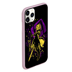 Чехол iPhone 11 Pro матовый GENSHIN IMPACT, АЛЬБЕДО, цвет: 3D-розовый — фото 2