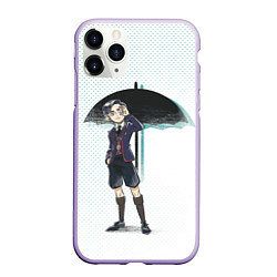 Чехол iPhone 11 Pro матовый Пятый из Академии, цвет: 3D-светло-сиреневый