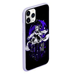 Чехол iPhone 11 Pro матовый GENSHIN IMPACT, КЭ ЦИН, цвет: 3D-светло-сиреневый — фото 2