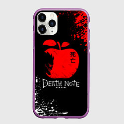 Чехол iPhone 11 Pro матовый DEATH NOTE ТЕТРАДЬ СМЕРТИ, цвет: 3D-фиолетовый
