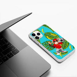 Чехол iPhone 11 Pro матовый Репер, цвет: 3D-белый — фото 2