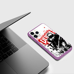 Чехол iPhone 11 Pro матовый DOOM Eternal, цвет: 3D-фиолетовый — фото 2