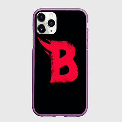 Чехол iPhone 11 Pro матовый BEASTARS, цвет: 3D-фиолетовый