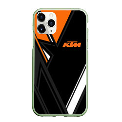 Чехол iPhone 11 Pro матовый KTM КТМ, цвет: 3D-салатовый