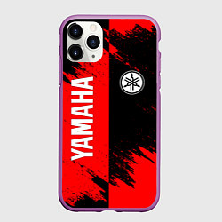 Чехол iPhone 11 Pro матовый YAMAHA ЯМАХА, цвет: 3D-фиолетовый