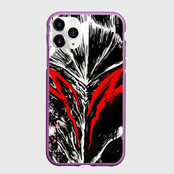 Чехол iPhone 11 Pro матовый BERSERK, цвет: 3D-фиолетовый