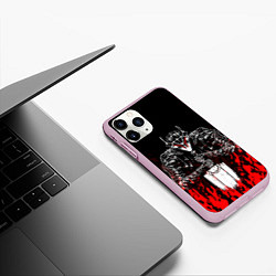 Чехол iPhone 11 Pro матовый BERSERK, цвет: 3D-розовый — фото 2
