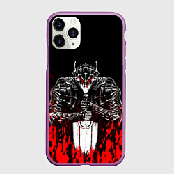 Чехол iPhone 11 Pro матовый BERSERK, цвет: 3D-фиолетовый
