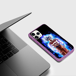 Чехол iPhone 11 Pro матовый КОГУ СИМВОЛ НА СПИНЕ, цвет: 3D-фиолетовый — фото 2