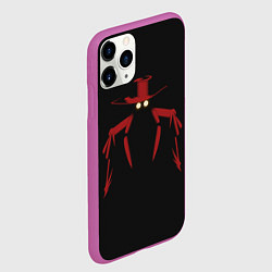 Чехол iPhone 11 Pro матовый Alucard, цвет: 3D-фиолетовый — фото 2