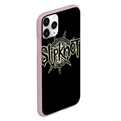 Чехол iPhone 11 Pro матовый Slipknot 1995, цвет: 3D-розовый — фото 2