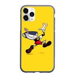 Чехол iPhone 11 Pro матовый CUPHEAD, цвет: 3D-серый