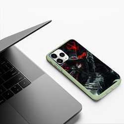 Чехол iPhone 11 Pro матовый BERSERK БЕРСЕРК, цвет: 3D-салатовый — фото 2