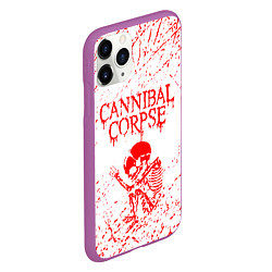 Чехол iPhone 11 Pro матовый Cannibal corpse, цвет: 3D-фиолетовый — фото 2