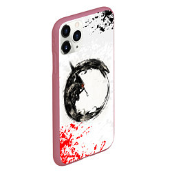 Чехол iPhone 11 Pro матовый BERSERK БЕРСЕРК, цвет: 3D-малиновый — фото 2