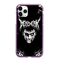 Чехол iPhone 11 Pro матовый BERSERK БЕРСЕРК, цвет: 3D-фиолетовый