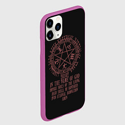 Чехол iPhone 11 Pro матовый Cromwell Seal, цвет: 3D-фиолетовый — фото 2