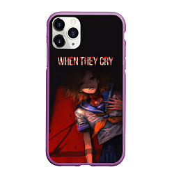 Чехол iPhone 11 Pro матовый When they cry, цвет: 3D-фиолетовый