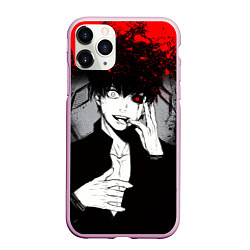 Чехол iPhone 11 Pro матовый ТОКИЙСКИЙ ГУЛЬ TOKYO GHOUL, цвет: 3D-розовый