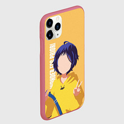 Чехол iPhone 11 Pro матовый Приоритет чудо-яйца, цвет: 3D-малиновый — фото 2