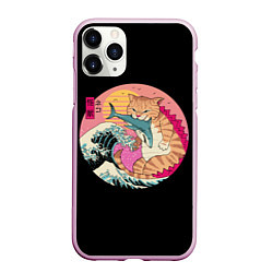 Чехол iPhone 11 Pro матовый CATZILLA, цвет: 3D-розовый