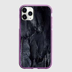 Чехол iPhone 11 Pro матовый ВОРОНА