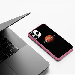 Чехол iPhone 11 Pro матовый Марс, цвет: 3D-малиновый — фото 2