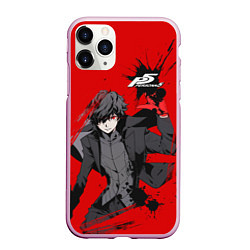 Чехол iPhone 11 Pro матовый Joker, цвет: 3D-розовый